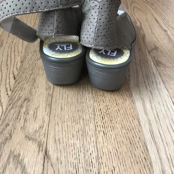 New Fly London wedge sandals size 37 NWOT - Picture 5 of 10